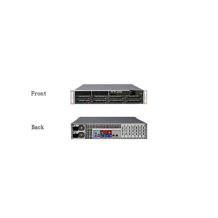 Supermicro Computer, Inc - Supermicro Superserver 6025W-Ntr+B Barebone System - Intel 5400 - Lga771 Socket - Xeon (Quad-Core), Xeon (Dual-Core) - 1600Mhz, 1333Mhz, 1066Mhz Bus Speed - 128Gb Memory Support - Dvd-Reader (Dvd-Rom) - Gigabit Ethernet - 2U Rack